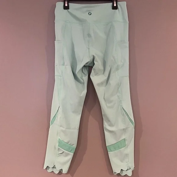New! FILA “Dreama” Scallop Hem Active Leggings – Mint Green (M, NWT) - Picture 6 of 6